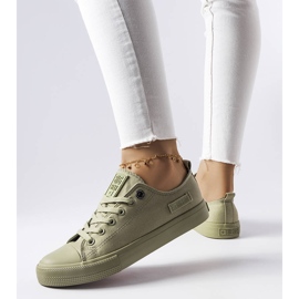 Gröna sneakers från Big Star LL274028 2