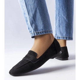Svarta loafers i ekomocka från Meilleur 1