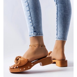 Rochefort bruna reglage med låg klack 2