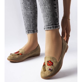 Hillcrest gröna dekorativa ballerinor 1