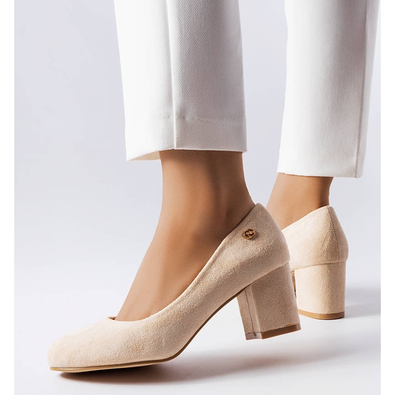 Beige eleganta Picard pumps 1