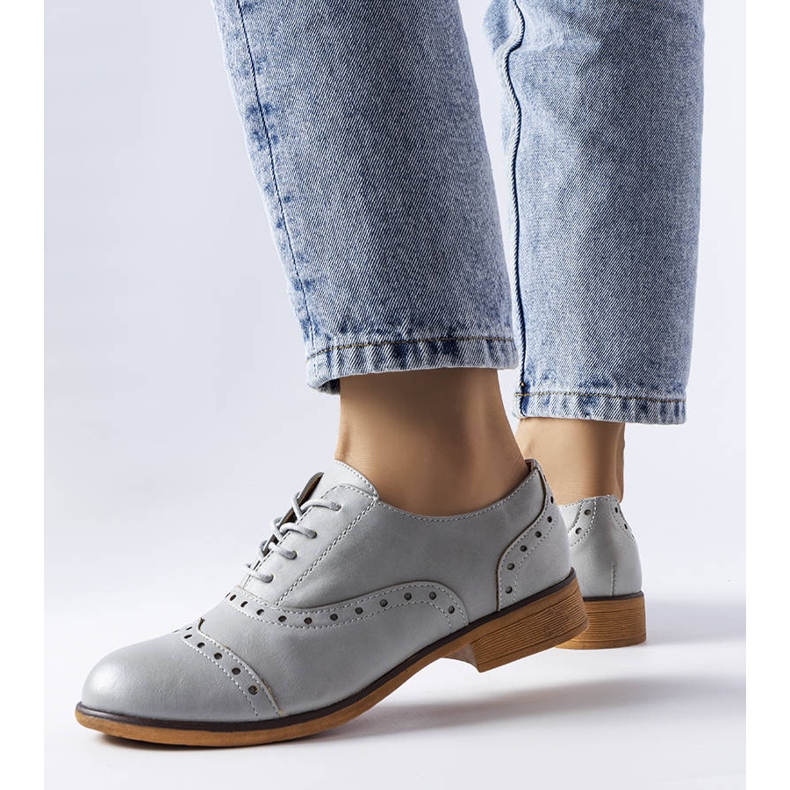 BM Grå LS5379 Taupe brogues 2