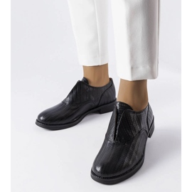 Beige brogues LS5379 Taupe svart 1