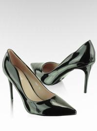 Lackade klackar Wave Side Black svart 2