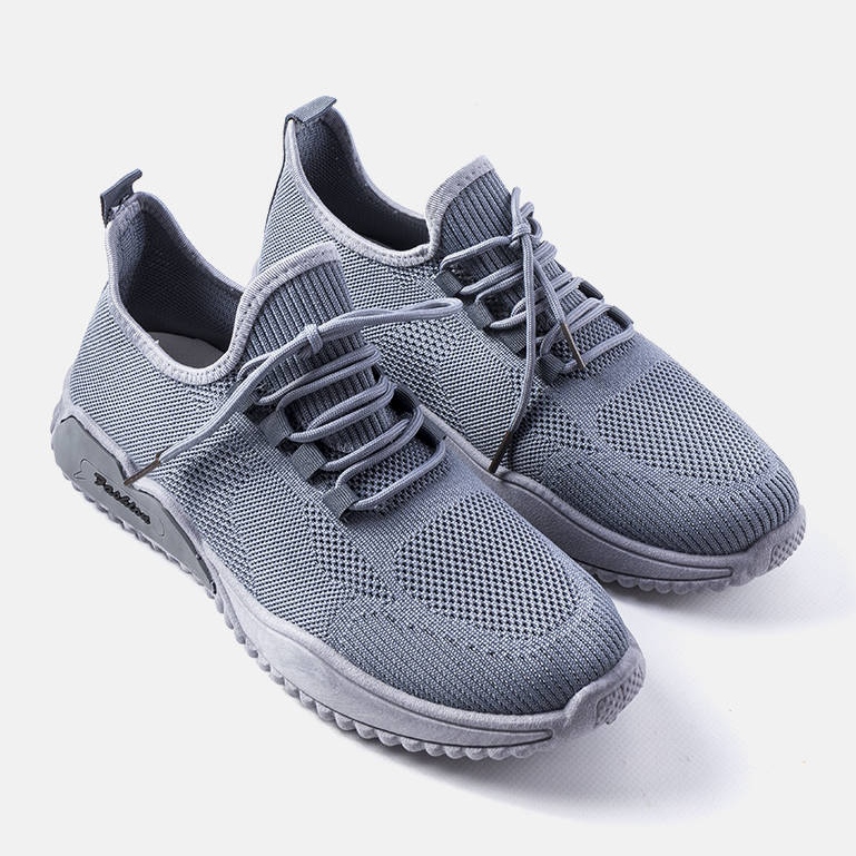 Gråa Benjamin-sneakers för män 1