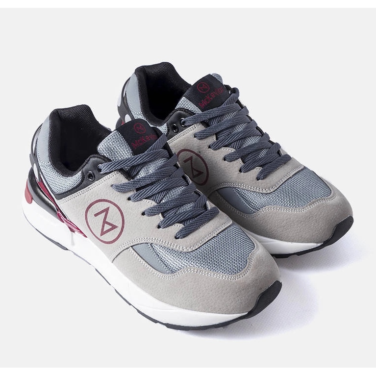 Vinceza Grå Vincez sneakers för män 1