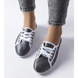 Grå Woodstock sneakers för kvinnor 2