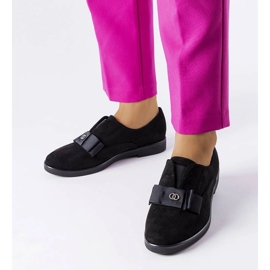 Svarta slip-on skor från Mutton 1