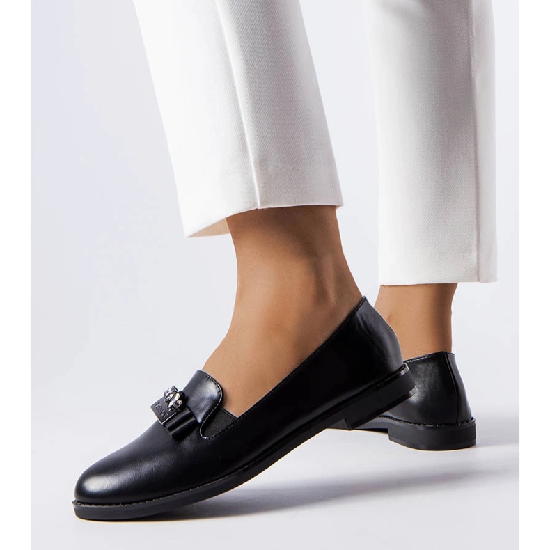 Svarta eleganta loafers från Harquin 1