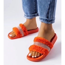 Orange sliders med cubic zirconia från Carrito 1