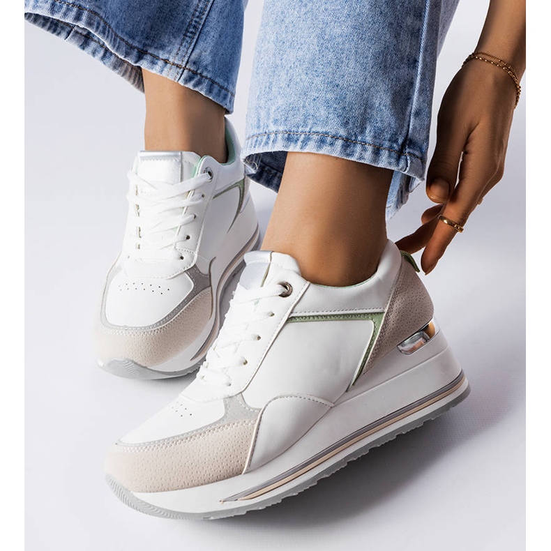 Grå wedge sneakers från Harvé 1