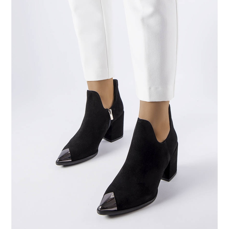 Karino svarta läderstövlar 1