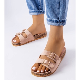 Goodin Beige rutschkanor med korksula från Cincinna 1