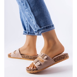 Bruna mulor med korksula från Cincinna 2