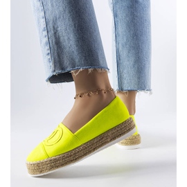 Neon plattform espadrillor från Southfield gul 1