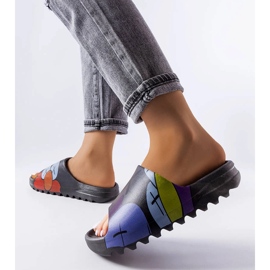 Svarta diabilder med slitbana och tryck 2