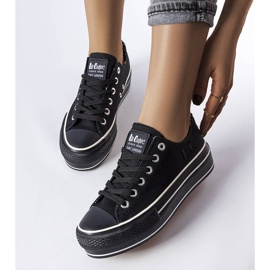 Lee Cooper LCW-22-31-0843L svarta sneakers 1
