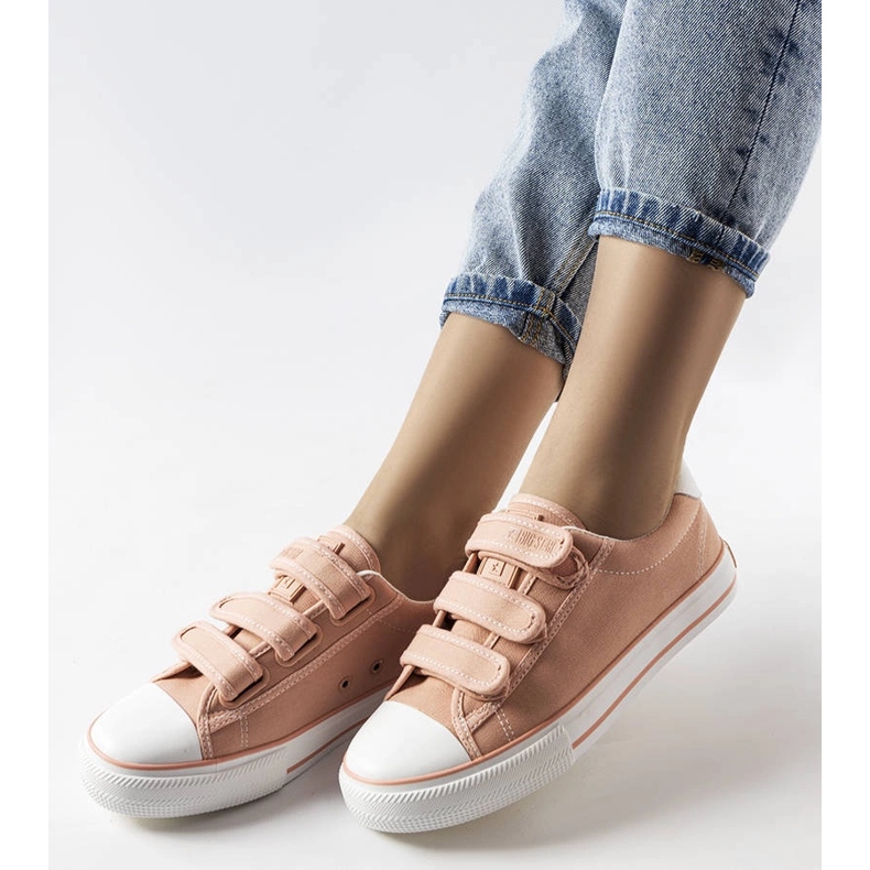 Rosa kardborre sneakers Big Star LL274A200 1