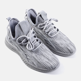 Gråa Big Star sneakers för män LL174339 1