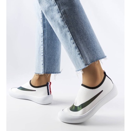 Stover vita elastiska sneakers 1