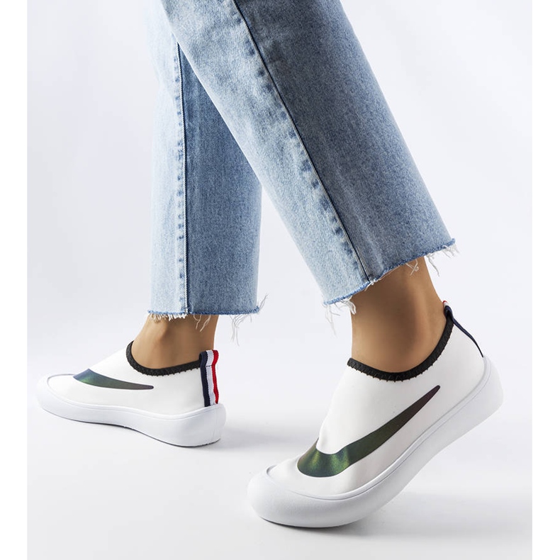 Stover vita elastiska sneakers 1