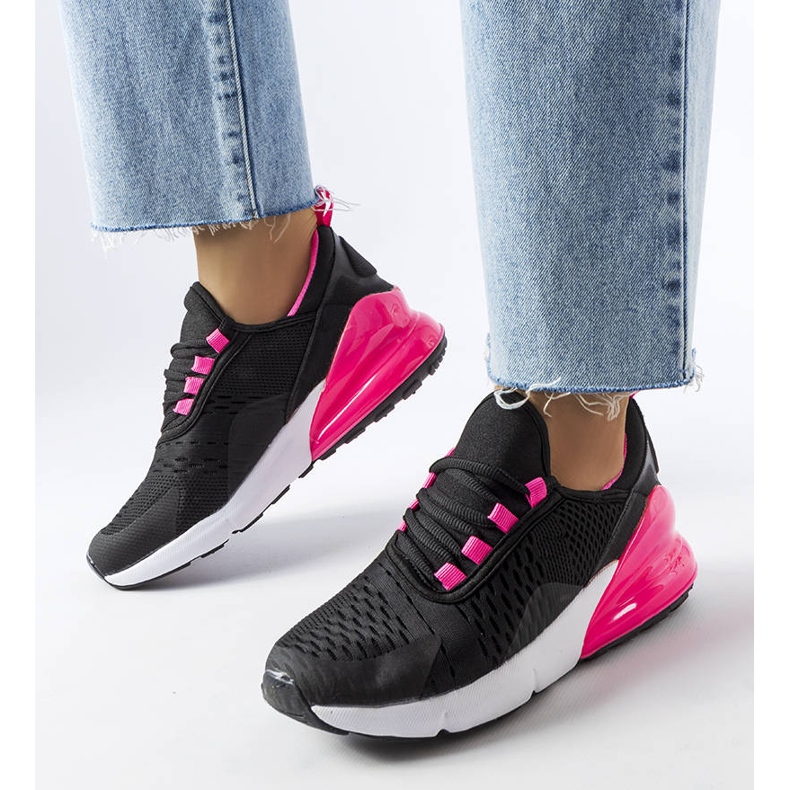 BM Court sneakers i svart och rosa 1