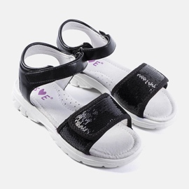 Svarta barnsandaler från Grenier 1