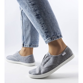 Gråa slip-on sneakers från Florala 1