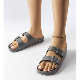 Grå gummireglage med spännen från Eugene 1