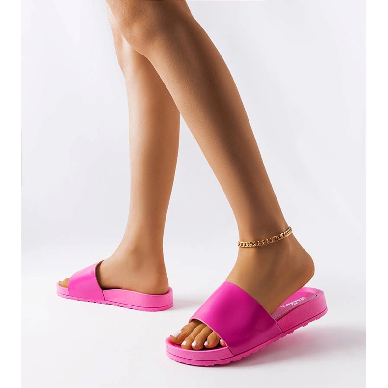 Rosa gummiglas från Sabourin 2