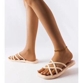 Pearlman beige rutschkanor i gummi 1