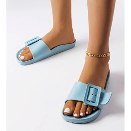 Blå gummireglage med spänne från Nelm 1