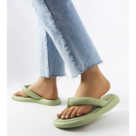 Smithfield gröna chunky flip-flops 2