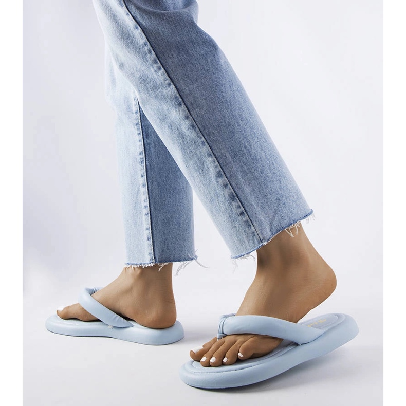 Smithfield blå chunky flip-flops 2