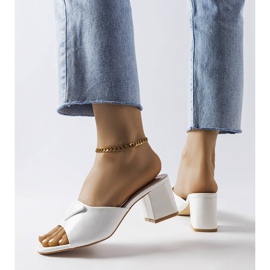 Vitlackerade klaffar på Grenstolpen 2