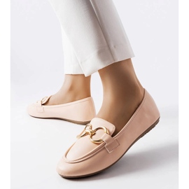 Beige Couturier loafers för kvinnor 1