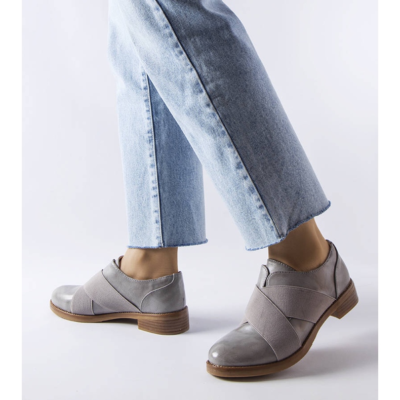 Grå brogues LS5379 1