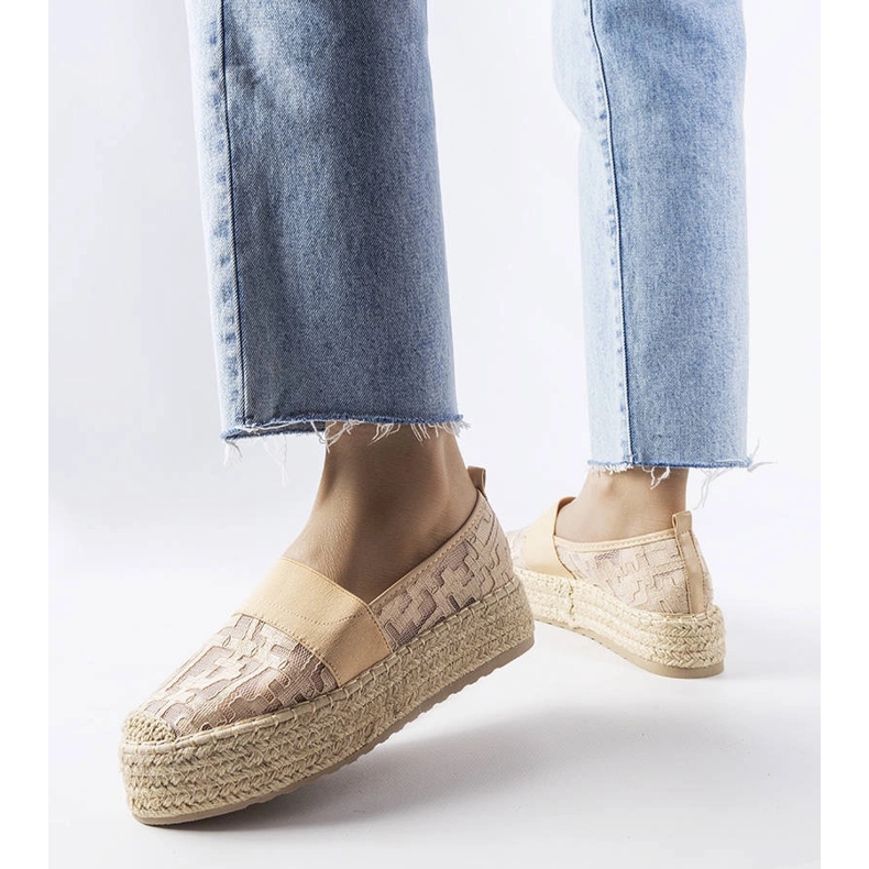 Rosa mesh espadrillor från Bateliers 1