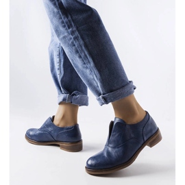 Blå LS5379 Taupe skor 1