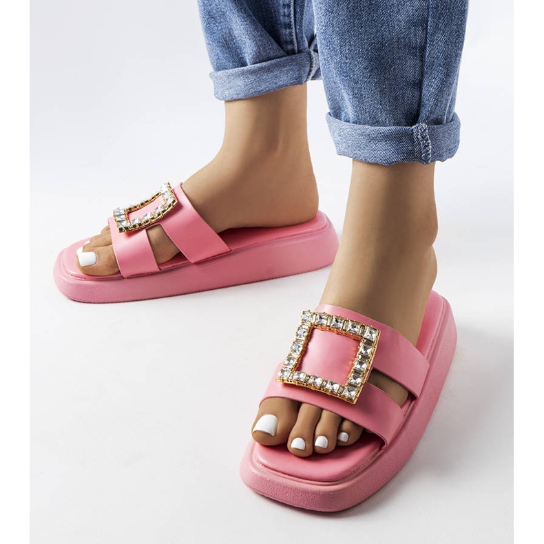 Fusbert rosa strass reglage 1