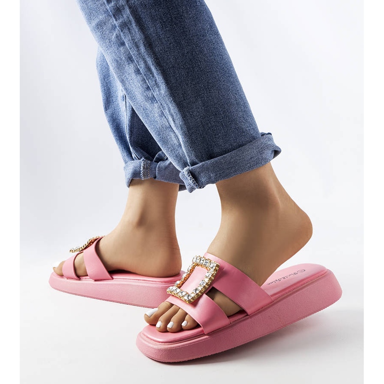 Fusbert rosa strass reglage 2