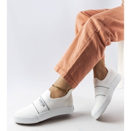 Big Star vita sneakers för kvinnor JJ274092 1