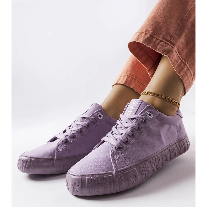 Lila sneakers Big Star JJ274416500 purpur 1