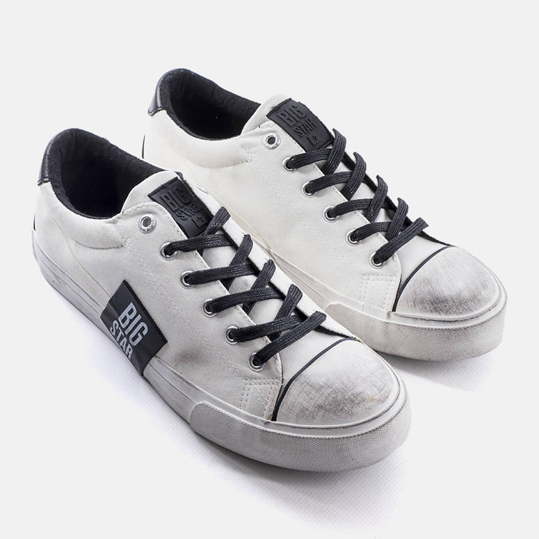 Vita sneakers med skavsår Big Star JJ174248 1