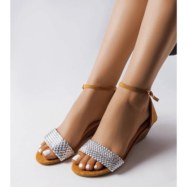 Veltri silver kil sandaler silver- 1