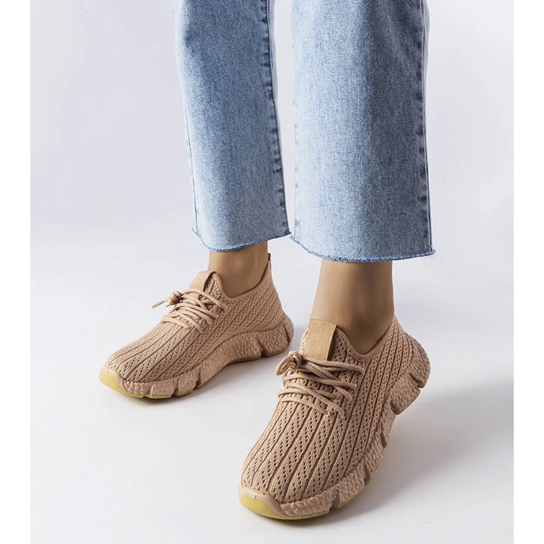 Inna Beiga sportsneakers från Élodie beige 1