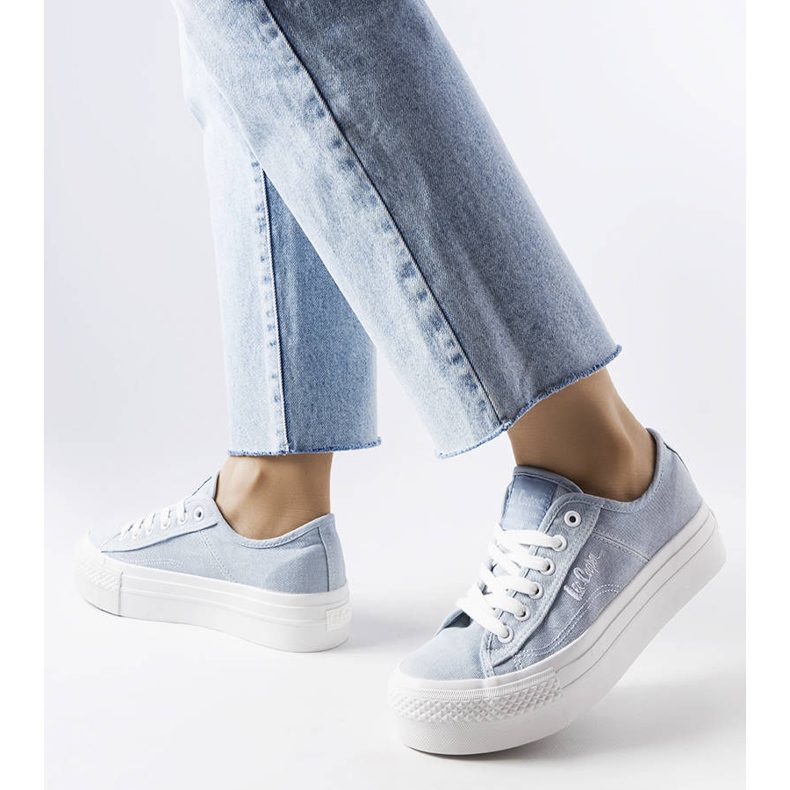 Blå sneakers Lee Cooper LCW-22-31-0891L 2