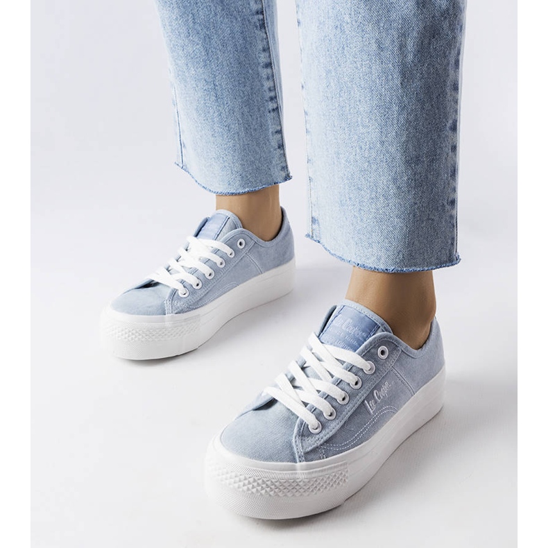 Blå sneakers Lee Cooper LCW-22-31-0891L 1