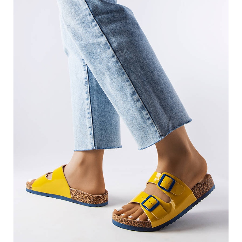 Gula korkrutschbanor med spännen från Lee Cooper LCW-22-35-1158L 1