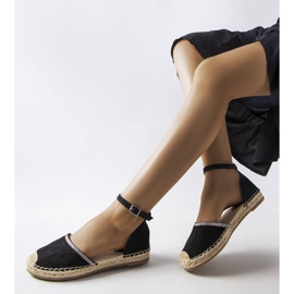 Licia svarta espadrillor 1